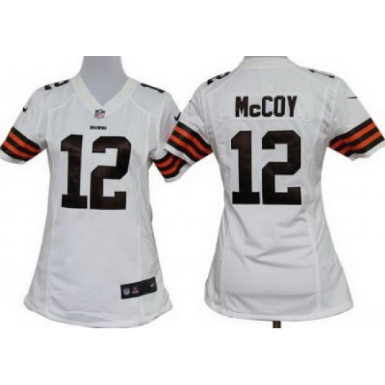 Women Nike Cleveland Browns 12 Colt Mccoy White Nike NFL Jerseys Women Nike Cleveland Browns 12 Colt Mccoy White Nike NFL Jerseys