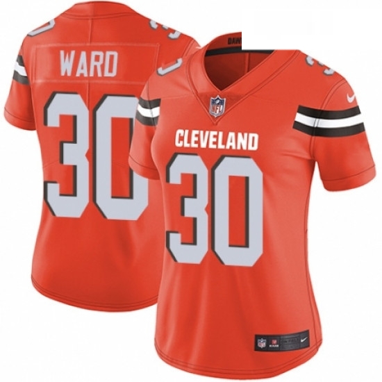Womens Nike Cleveland Browns 30 Denzel Ward Orange Alternate Vapor Untouchable Limited Player NFL Jersey Womens Nike Cleveland Browns 30 Denzel Ward Orange Alternate Vapor Untouchable Limited Player NFL Jersey