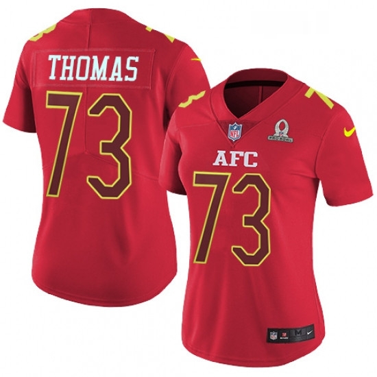 Womens Nike Cleveland Browns 73 Joe Thomas Limited Red 2017 Pro Bowl NFL Jersey Womens Nike Cleveland Browns 73 Joe Thomas Limited Red 2017 Pro Bowl NFL Jersey