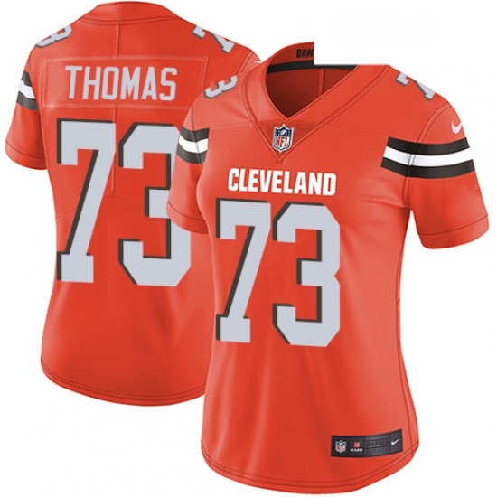 Womens Nike Cleveland Browns 73 Joe Thomas Orange Alternate Vapor Untouchable Limited Player NFL Jersey Womens Nike Cleveland Browns 73 Joe Thomas Orange Alternate Vapor Untouchable Limited Player NFL Jersey