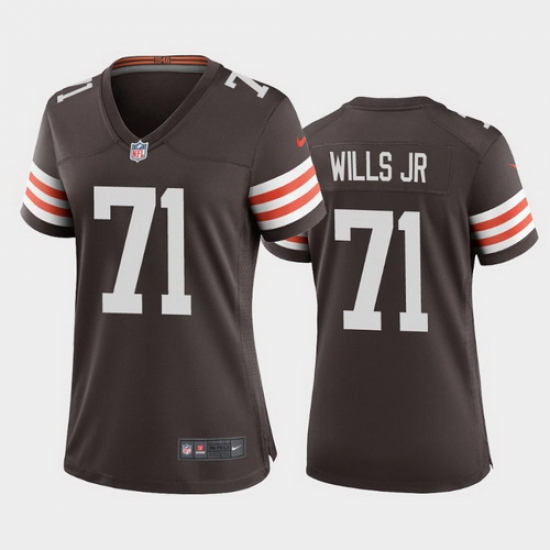 women jedrick wills cleveland browns brown game jersey 2020 women jedrick wills cleveland browns brown game jersey 2020