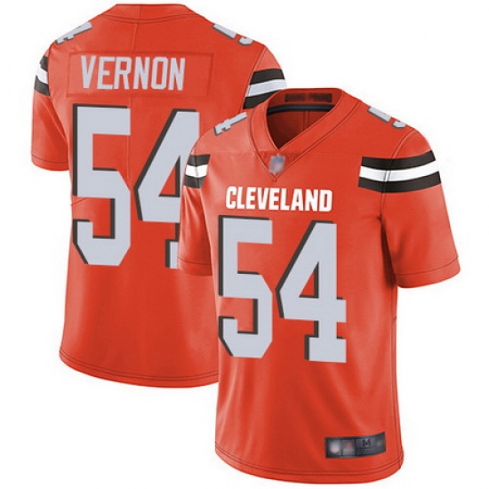 Browns 54 Olivier Vernon Orange Alternate Youth Stitched Football Vapor Untouchable Limited Jersey Browns 54 Olivier Vernon Orange Alternate Youth Stitched Football Vapor Untouchable Limited Jersey