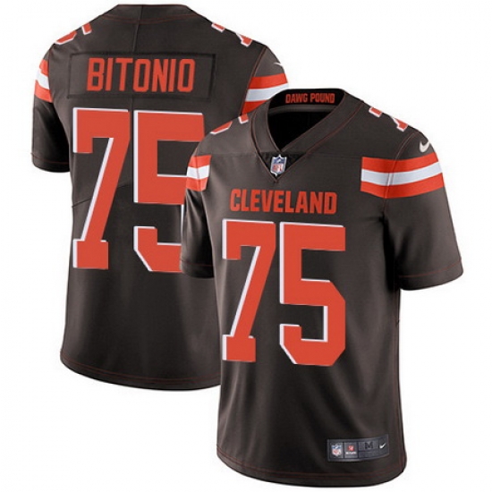 Browns 75 Joel Bitonio Brown Team Color Youth Stitched Football Vapor Untouchable Limited Jersey Browns 75 Joel Bitonio Brown Team Color Youth Stitched Football Vapor Untouchable Limited Jersey
