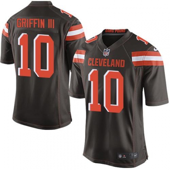 Nike Browns #10 Robert Griffin III Brown Team Color Youth Stitched NFL jersey Nike Browns #10 Robert Griffin III Brown Team Color Youth Stitched NFL jersey