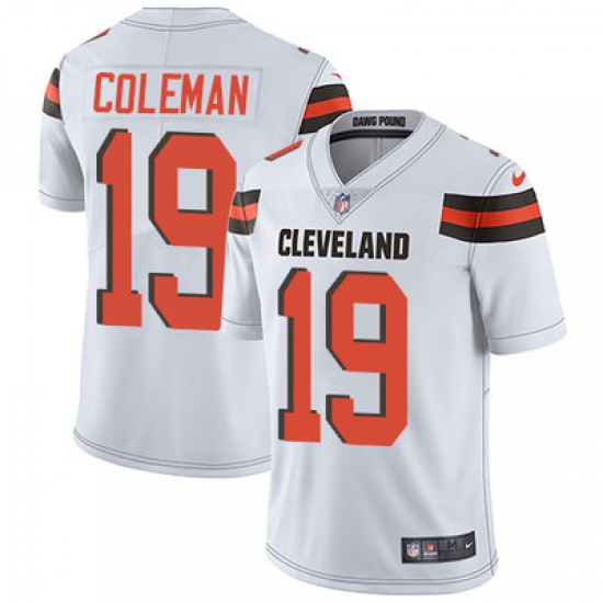 Nike Browns #19 Corey Coleman White Youth Stitched NFL Vapor Untouchable Limited Jersey Nike Browns #19 Corey Coleman White Youth Stitched NFL Vapor Untouchable Limited Jersey