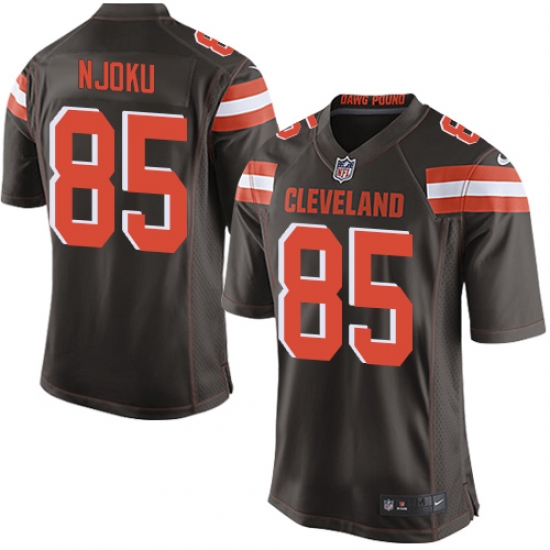 Nike Browns #85 David Njoku Brown Team Color Youth Stitched NFL New Elite Jersey Nike Browns #85 David Njoku Brown Team Color Youth Stitched NFL New Elite Jersey