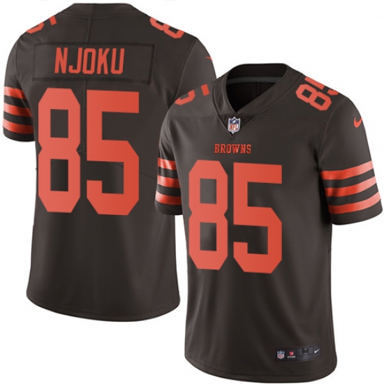 Nike Browns #85 David Njoku Brown Youth Stitched NFL Limited Rush Jersey Nike Browns #85 David Njoku Brown Youth Stitched NFL Limited Rush Jersey