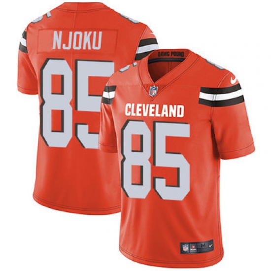 Nike Browns #85 David Njoku Orange Alternate Youth Stitched NFL Vapor Untouchable Limited Jersey Nike Browns #85 David Njoku Orange Alternate Youth Stitched NFL Vapor Untouchable Limited Jersey