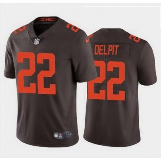 Youth Grant Delpit Cleveland Browns 22 Rush vapor limited jersey Youth Grant Delpit Cleveland Browns 22 Rush vapor limited jersey