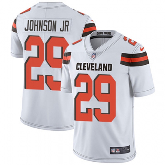 Youth Nike Browns #29 Duke Johnson Jr White Stitched NFL Vapor Untouchable Limited Jersey Youth Nike Browns #29 Duke Johnson Jr White Stitched NFL Vapor Untouchable Limited Jersey