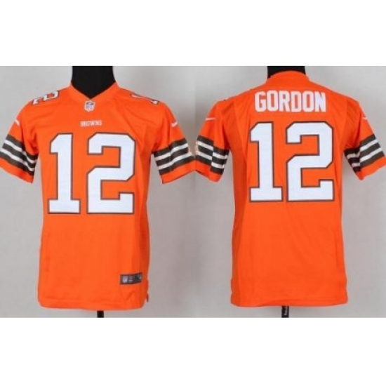 Youth Nike Cleveland Browns 12 Josh Gordon Orange NFL Jerseys Youth Nike Cleveland Browns 12 Josh Gordon Orange NFL Jerseys