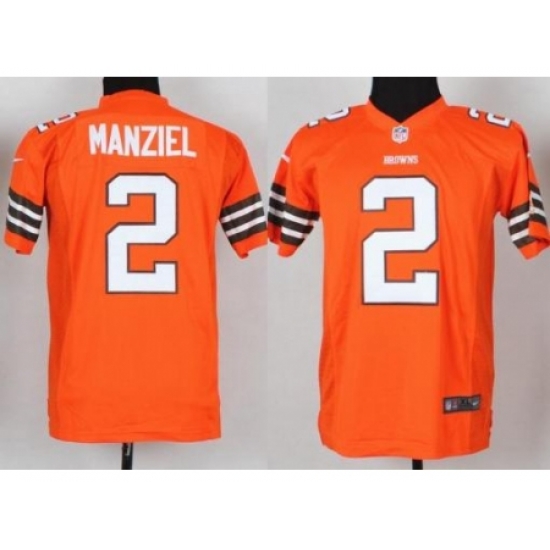 Youth Nike Cleveland Browns #2 Johnny Manziel Orange NFL Jerseys Youth Nike Cleveland Browns #2 Johnny Manziel Orange NFL Jerseys