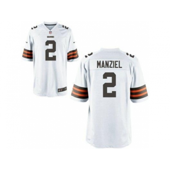 Youth Nike Cleveland Browns #2 Johnny Manziel White NFL Jerseys Youth Nike Cleveland Browns #2 Johnny Manziel White NFL Jerseys