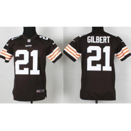 Youth Nike Cleveland Browns 21 Justin Gilbert Brown NFL Jersey Youth Nike Cleveland Browns 21 Justin Gilbert Brown NFL Jersey