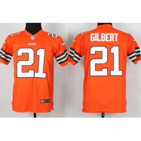 Youth Nike Cleveland Browns 21 Justin Gilbert Orange NFL Jersey Youth Nike Cleveland Browns 21 Justin Gilbert Orange NFL Jersey