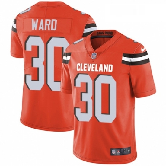 Youth Nike Cleveland Browns 30 Denzel Ward Orange Alternate Vapor Untouchable Elite Player NFL Jersey Youth Nike Cleveland Browns 30 Denzel Ward Orange Alternate Vapor Untouchable Elite Player NFL Jersey