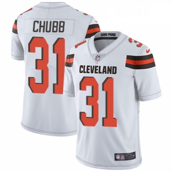 Youth Nike Cleveland Browns 31 Nick Chubb White Vapor Untouchable Elite Player NFL Jersey Youth Nike Cleveland Browns 31 Nick Chubb White Vapor Untouchable Elite Player NFL Jersey
