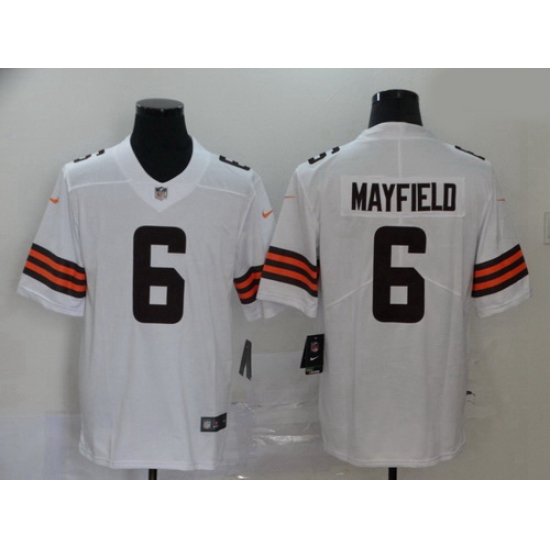 Youth Nike Cleveland Browns 6 Baker Mayfield White Vapor Limited Jersey Youth Nike Cleveland Browns 6 Baker Mayfield White Vapor Limited Jersey