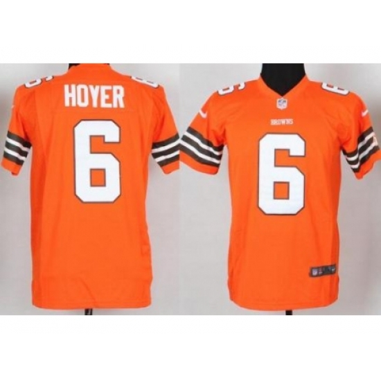 Youth Nike Cleveland Browns 6 Brian Hoyer Orange NFL Jersey Youth Nike Cleveland Browns 6 Brian Hoyer Orange NFL Jersey