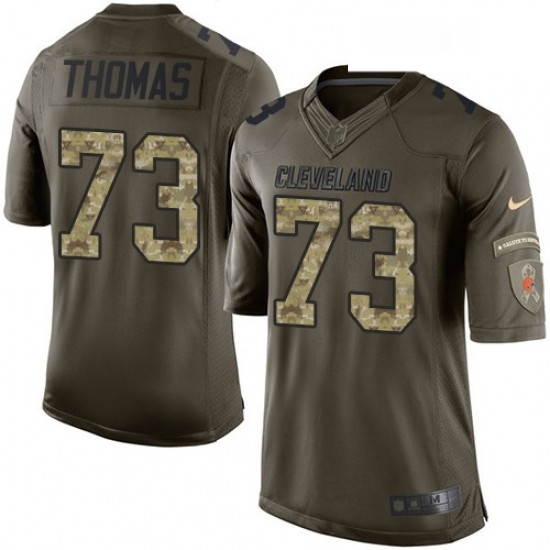 Youth Nike Cleveland Browns 73 Joe Thomas Elite Green Salute to Service NFL Jersey Youth Nike Cleveland Browns 73 Joe Thomas Elite Green Salute to Service NFL Jersey
