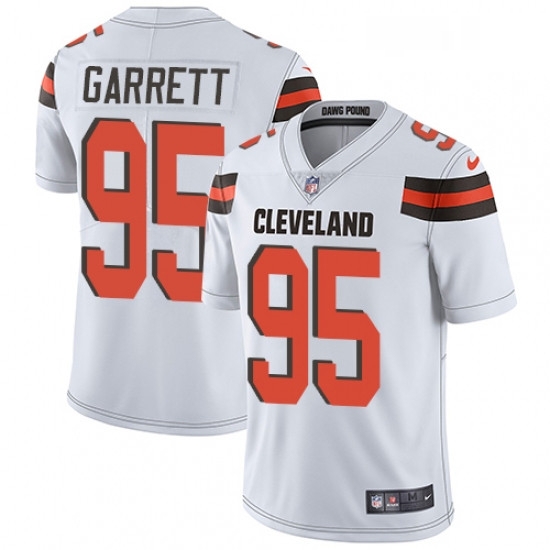 Youth Nike Cleveland Browns 95 Myles Garrett Elite White NFL Jersey Youth Nike Cleveland Browns 95 Myles Garrett Elite White NFL Jersey