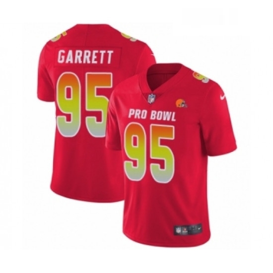Youth Nike Cleveland Browns 95 Myles Garrett Limited Red AFC 2019 Pro Bowl NFL Jersey Youth Nike Cleveland Browns 95 Myles Garrett Limited Red AFC 2019 Pro Bowl NFL Jersey