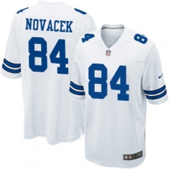 #84 Jay Novacek Elite White Dallas Cowboys Road Nike Jersey #84 Jay Novacek Elite White Dallas Cowboys Road Nike Jersey