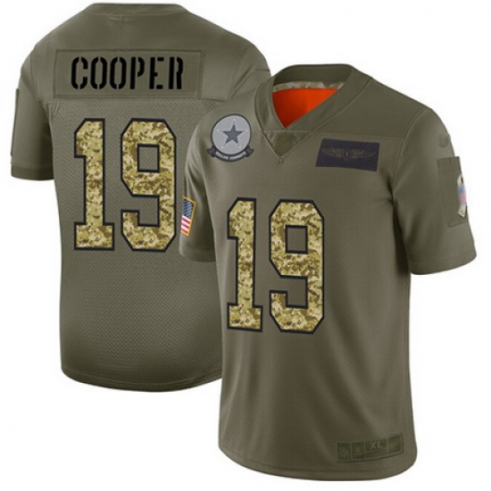 Cowboys 19 Amari Cooper Olive Camo Men Stitched Football Limited 2019 Salute To Service Jersey Cowboys 19 Amari Cooper Olive Camo Men Stitched Football Limited 2019 Salute To Service Jersey