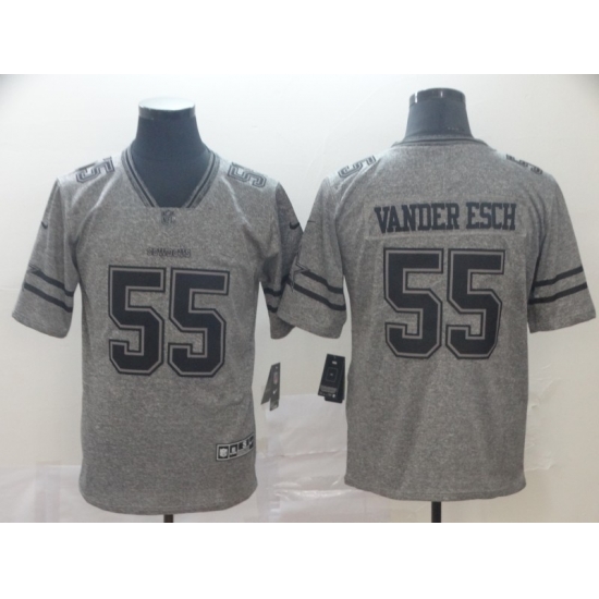 Cowboys 55 Leighton Vander Esch Gray Gridiron Gray Vapor Untouchable Limited Jersey Cowboys 55 Leighton Vander Esch Gray Gridiron Gray Vapor Untouchable Limited Jersey