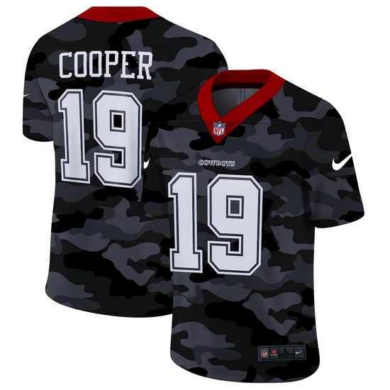 Dallas Cowboys 19 Amari Cooper Men Nike 2020 Black CAMO Vapor Untouchable Limited Stitched NFL Jersey Dallas Cowboys 19 Amari Cooper Men Nike 2020 Black CAMO Vapor Untouchable Limited Stitched NFL Jersey