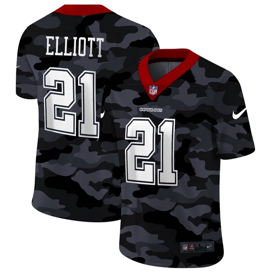 Dallas Cowboys 21 Ezekiel Elliott Men Nike 2020 Black CAMO Vapor Untouchable Limited Stitched NFL Jersey Dallas Cowboys 21 Ezekiel Elliott Men Nike 2020 Black CAMO Vapor Untouchable Limited Stitched NFL Jersey