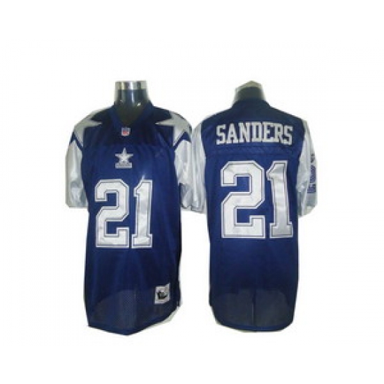 Dallas Cowboys 21 sanders 1994 Throwback blue Jersey Dallas Cowboys 21 sanders 1994 Throwback blue Jersey