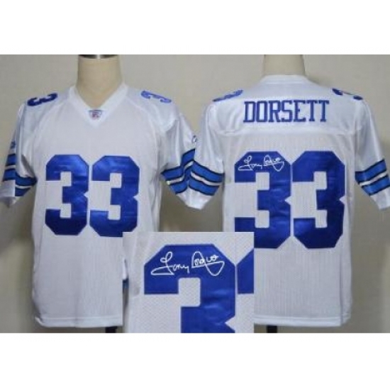 Dallas Cowboys 33 Tony Dorsett White Throwback M&N Signed NFL Jerseys Dallas Cowboys 33 Tony Dorsett White Throwback M&N Signed NFL Jerseys