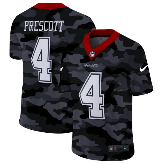 Dallas Cowboys 4 Dak Prescott Men Nike 2020 Black CAMO Vapor Untouchable Limited Stitched NFL Jersey Dallas Cowboys 4 Dak Prescott Men Nike 2020 Black CAMO Vapor Untouchable Limited Stitched NFL Jersey