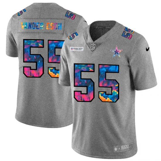 Dallas Cowboys 55 Leighton Vander Esch Men Nike Multi Color 2020 NFL Crucial Catch NFL Jersey Greyheather Dallas Cowboys 55 Leighton Vander Esch Men Nike Multi Color 2020 NFL Crucial Catch NFL Jersey Greyheather