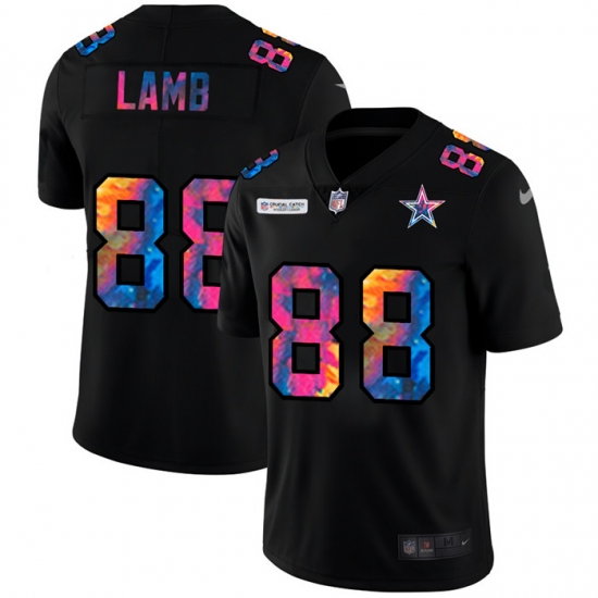 Dallas Cowboys 88 CeeDee Lamb Men Nike Multi Color Black 2020 NFL Crucial Catch Vapor Untouchable Limited Jersey Dallas Cowboys 88 CeeDee Lamb Men Nike Multi Color Black 2020 NFL Crucial Catch Vapor Untouchable Limited Jersey