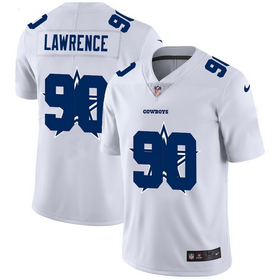 Dallas Cowboys 90 Demarcus Lawrence White Men Nike Team Logo Dual Overlap Limited NFL Jersey Dallas Cowboys 90 Demarcus Lawrence White Men Nike Team Logo Dual Overlap Limited NFL Jersey