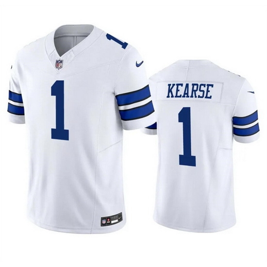 Men Dallas Cowboys 1 Jayron Kearse White 2023 F U S E Vapor Limited Stitched Football Jersey Men Dallas Cowboys 1 Jayron Kearse White 2023 F U S E Vapor Limited Stitched Football Jersey