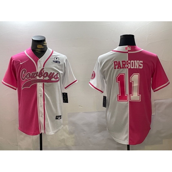 Men Dallas Cowboys 11 Micah Parsons 2024 Arctic white red Stitched Baseball Jersey 5 Men Dallas Cowboys 11 Micah Parsons 2024 Arctic white red Stitched Baseball Jersey 5