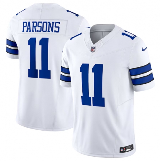 Men Dallas Cowboys 11 Micah Parsons White 2023 F U S E Limited Stitched Football Jersey Men Dallas Cowboys 11 Micah Parsons White 2023 F U S E Limited Stitched Football Jersey