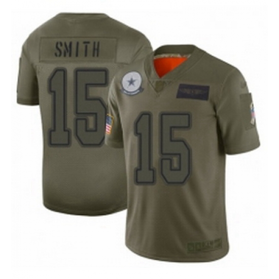Men Dallas Cowboys 15 Devin Smith Limited Camo 2019 Salute to Service Football Jersey Men Dallas Cowboys 15 Devin Smith Limited Camo 2019 Salute to Service Football Jersey