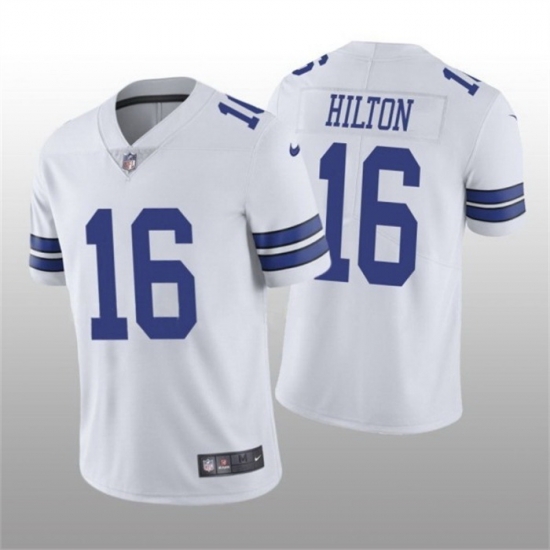 Men Dallas Cowboys 16 T Y Hilton White Vapor Untouchable Stitched Jersey Men Dallas Cowboys 16 T Y Hilton White Vapor Untouchable Stitched Jersey