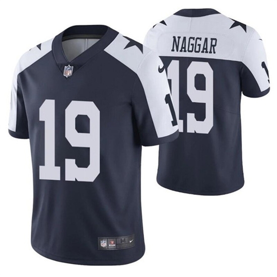 Men Dallas Cowboys 19 Chris Naggar Navy White Vapor Limited Stitched Jersey Men Dallas Cowboys 19 Chris Naggar Navy White Vapor Limited Stitched Jersey
