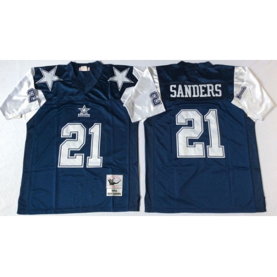 Men Dallas Cowboys 21 Deion Sanders Navy Thanksgiving M&N Throwback Jersey Men Dallas Cowboys 21 Deion Sanders Navy Thanksgiving M&N Throwback Jersey