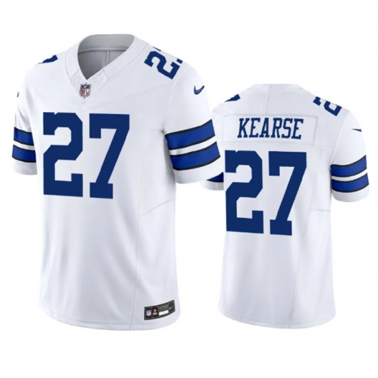 Men Dallas Cowboys 27 Jayron Kearse White 2023 F U S E Vapor Limited Stitched Football Jersey Men Dallas Cowboys 27 Jayron Kearse White 2023 F U S E Vapor Limited Stitched Football Jersey