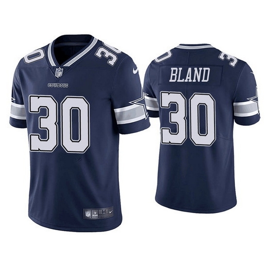 Men Dallas Cowboys 30 DaRon Bland Navy Vapor Limited Stitched Jersey Men Dallas Cowboys 30 DaRon Bland Navy Vapor Limited Stitched Jersey