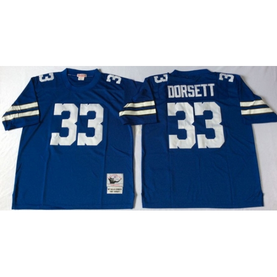 Men Dallas Cowboys 33 Tony Dorsett Blue M&N Throwback Jersey Men Dallas Cowboys 33 Tony Dorsett Blue M&N Throwback Jersey