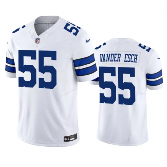 Men Dallas Cowboys 55 Leighton Vander Esch White 2023 F U S E Vapor Limited Stitched Football Jersey Men Dallas Cowboys 55 Leighton Vander Esch White 2023 F U S E Vapor Limited Stitched Football Jersey