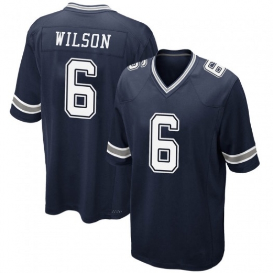 Men Dallas Cowboys 6 Donavan Wilson Navy Vapor Limited Stitched Jersey Men Dallas Cowboys 6 Donavan Wilson Navy Vapor Limited Stitched Jersey