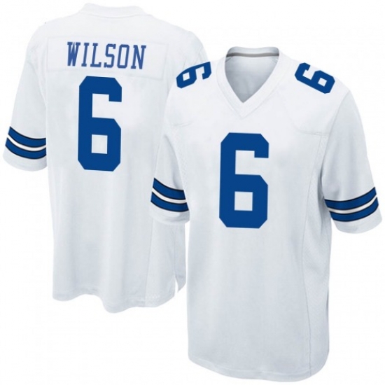Men Dallas Cowboys 6 Donavan Wilson White Stitched Vapor Untouchable Limited Jersey Men Dallas Cowboys 6 Donavan Wilson White Stitched Vapor Untouchable Limited Jersey